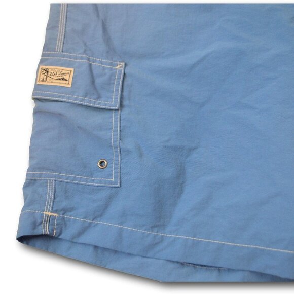 Polo Ralph Lauren Swim Nylon Shorts Trunks Board Blue Mens Size: XL - Picture 4 of 5
